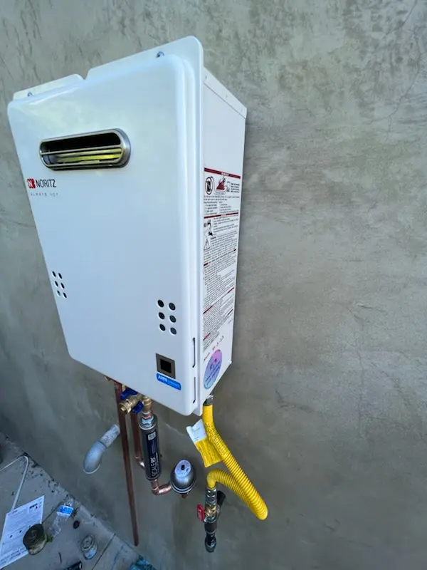 Tankless water heater installation for Royalwood Estate homes